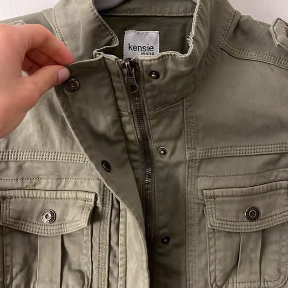 Kensie Jeans Jacket, woman’s size small - Picture 2 of 5